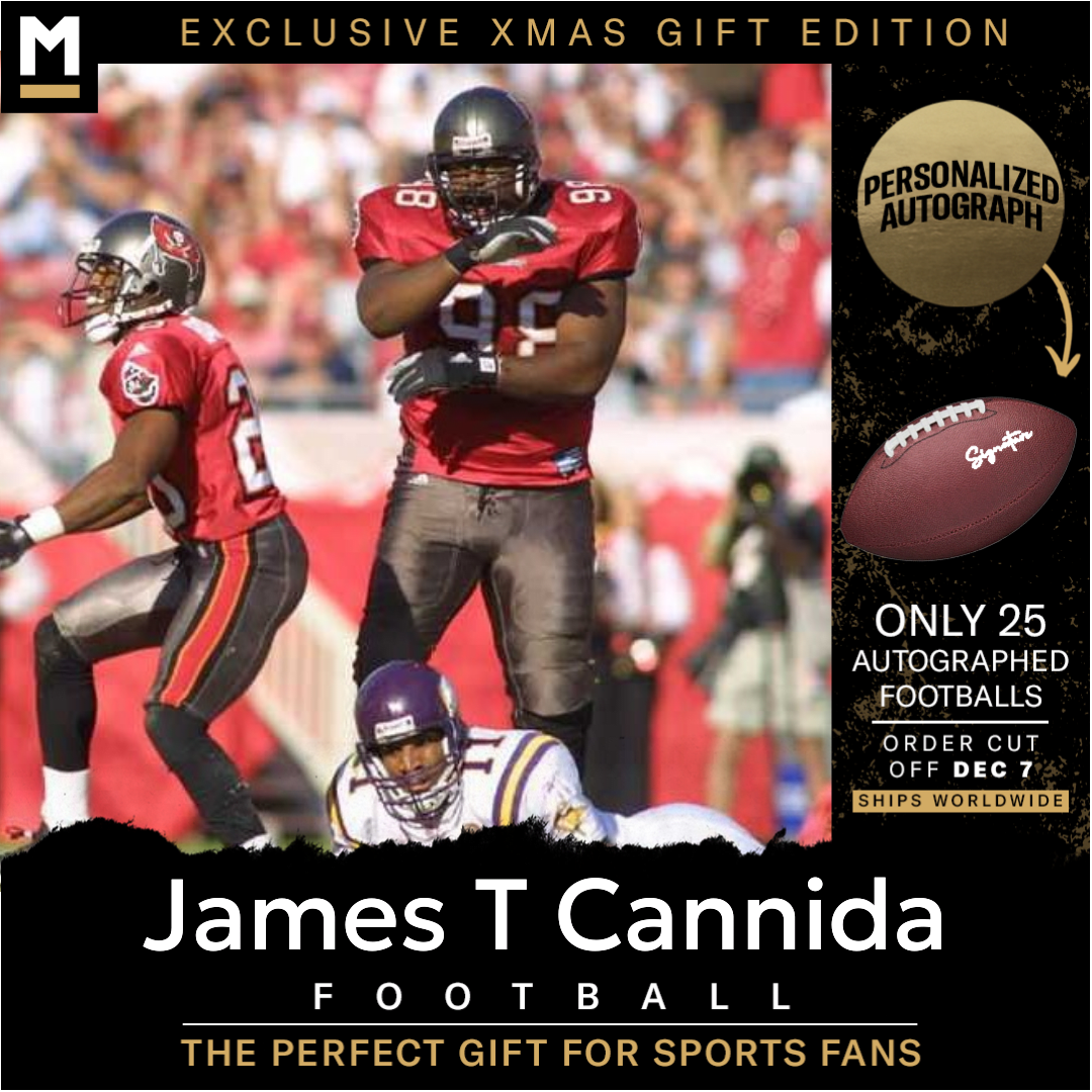 James Cannida Autographed Football