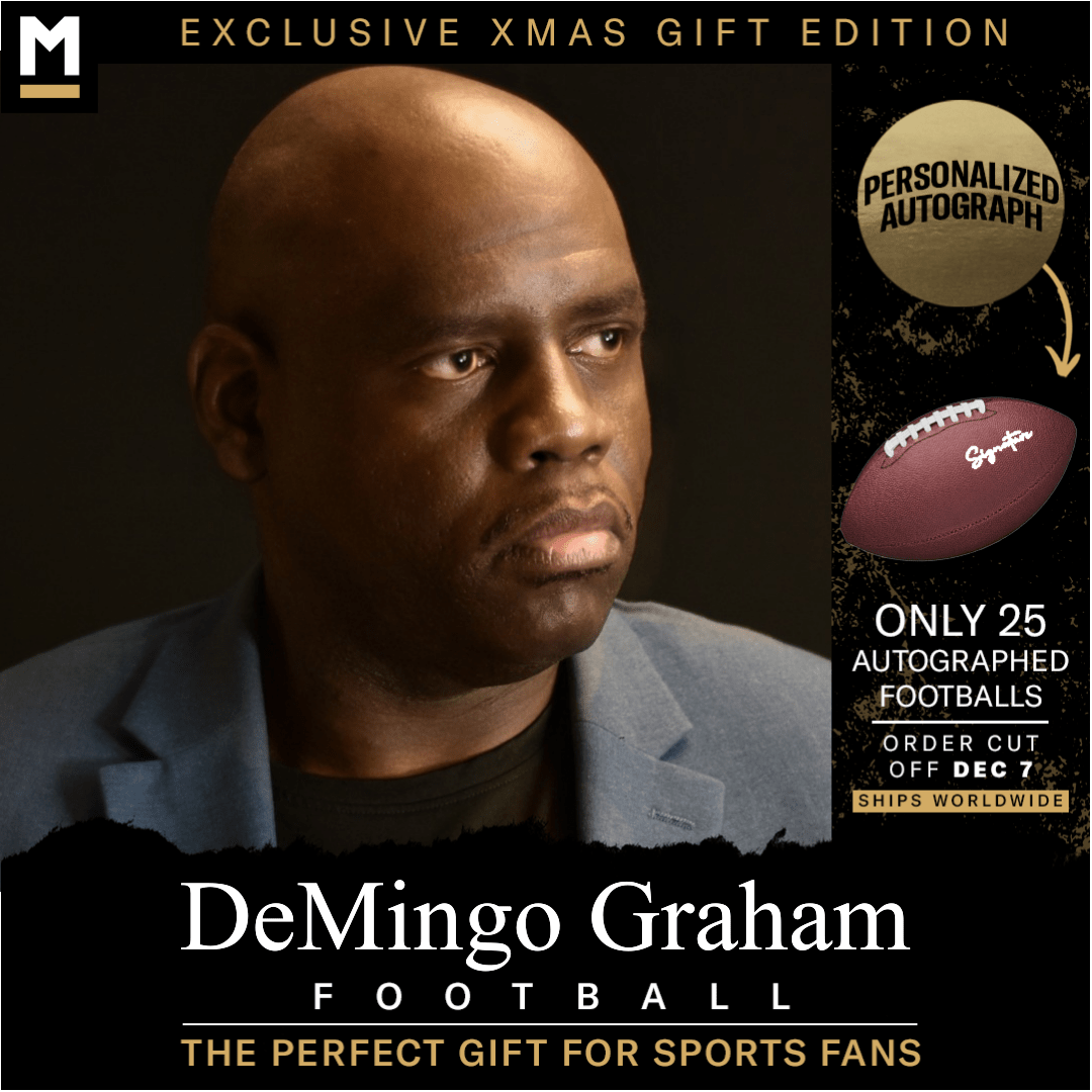 Demingo Graham Autographed Football