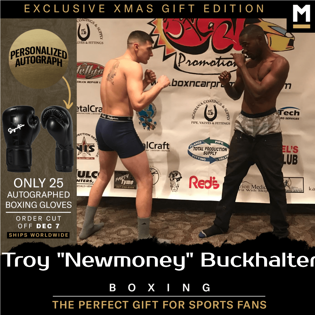 Troy Buckhalter Autographed Boxing Gloves
