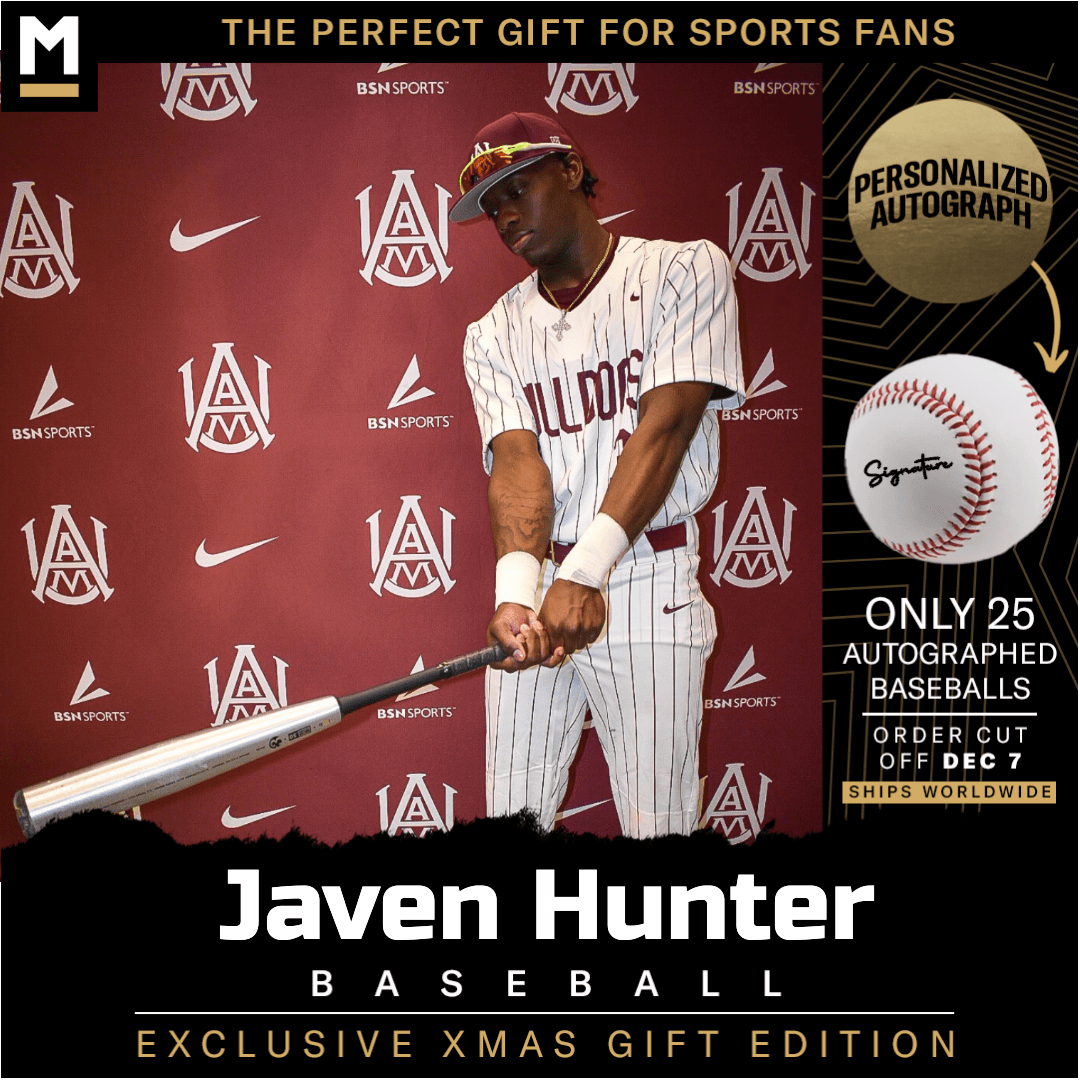 Javen Hunter Autographed Baseball