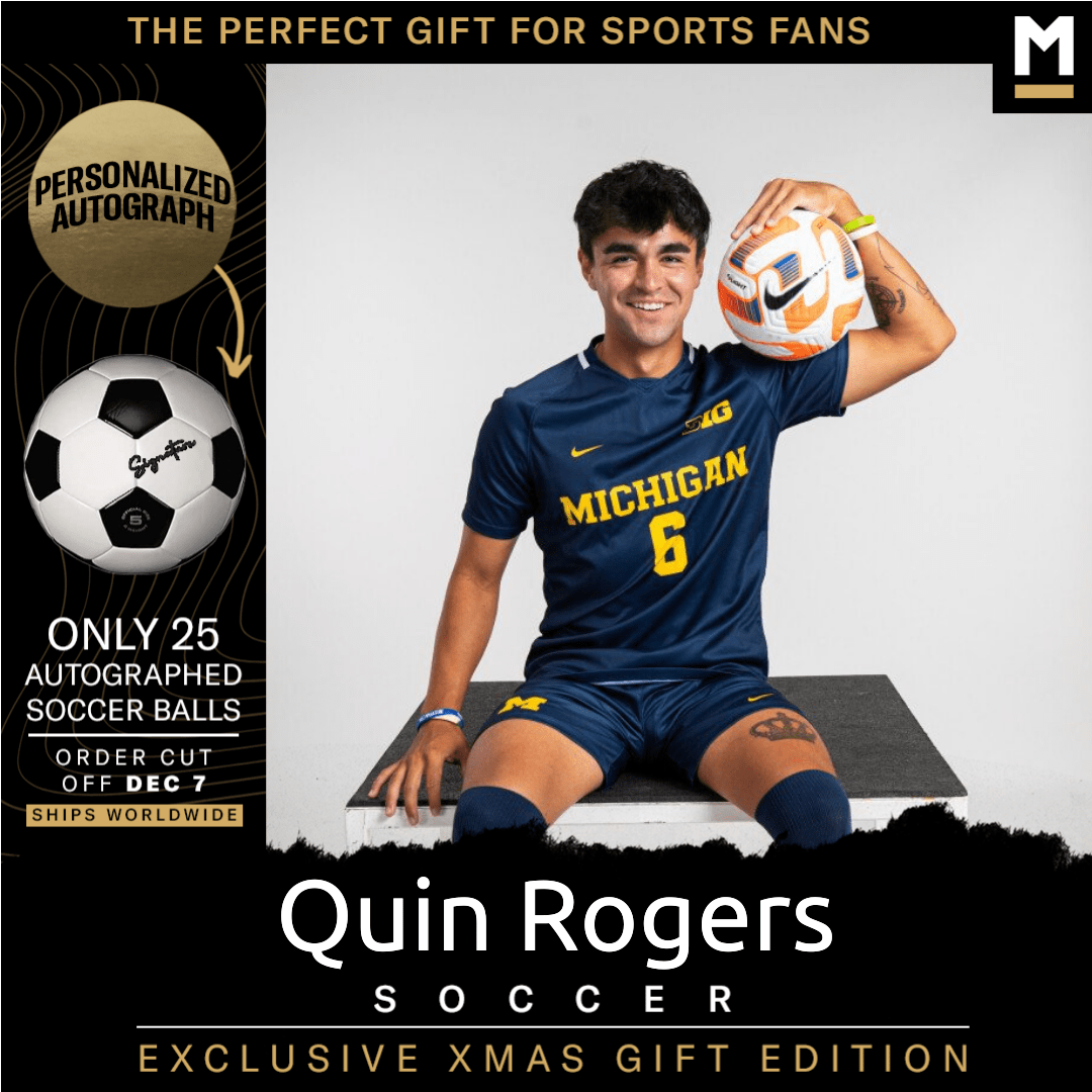 Quin Rogers Autographed Soccer Ball