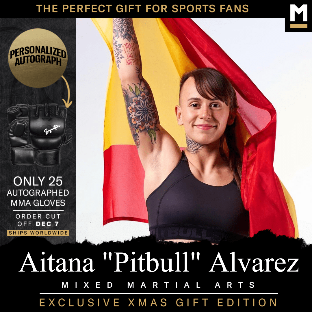 Aitana Álvarez Autographed MMA Gloves
