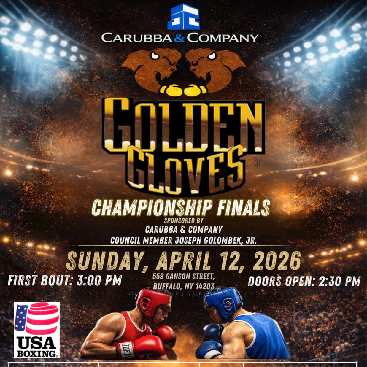 Buffalo Golden Gloves