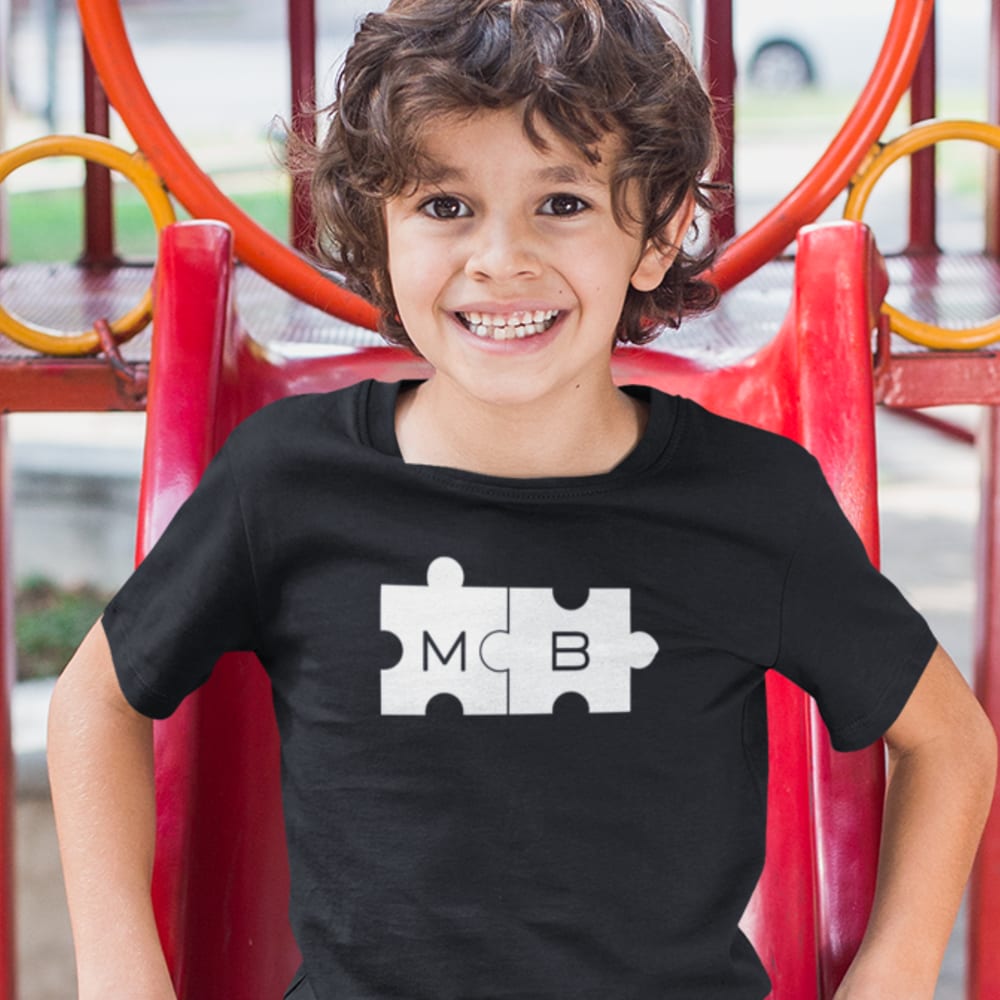 Youth "MB" Tee by Mya Berk - White Logo