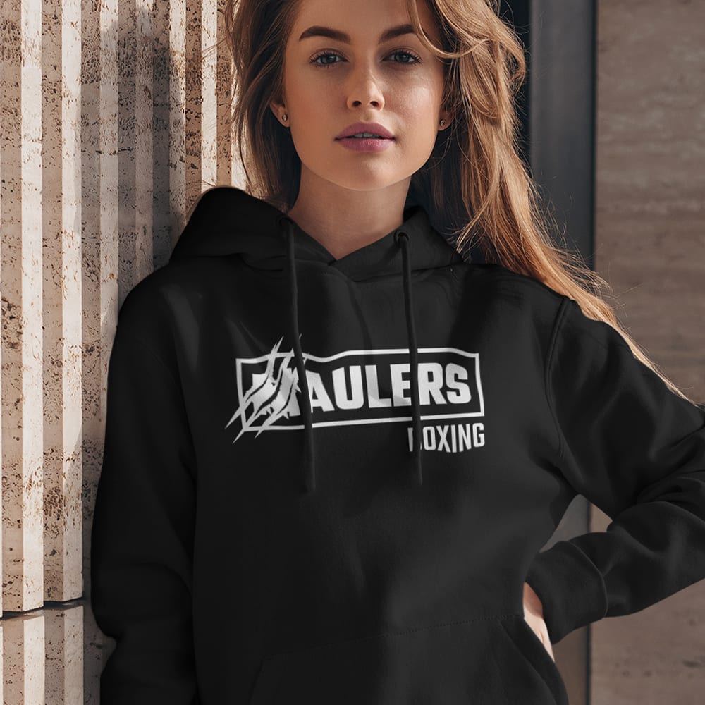 Maulers Boxing Unisex Hoodie, White Logo