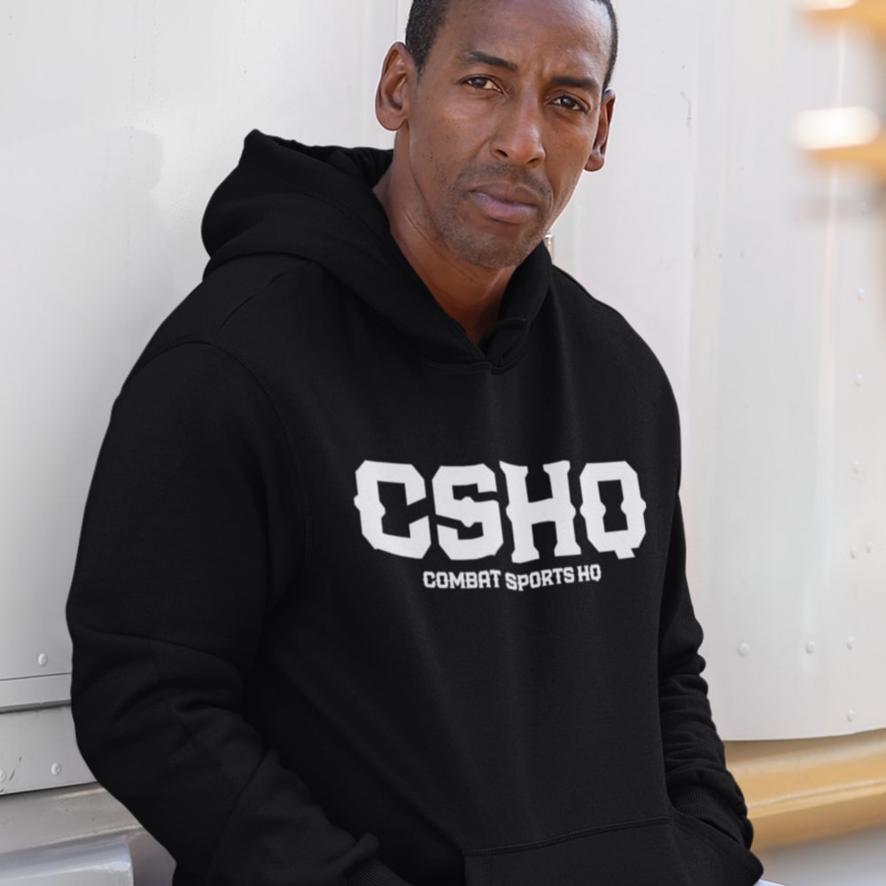 Combat Sports HQ "CSHQ" Hoodie, White Logo V4