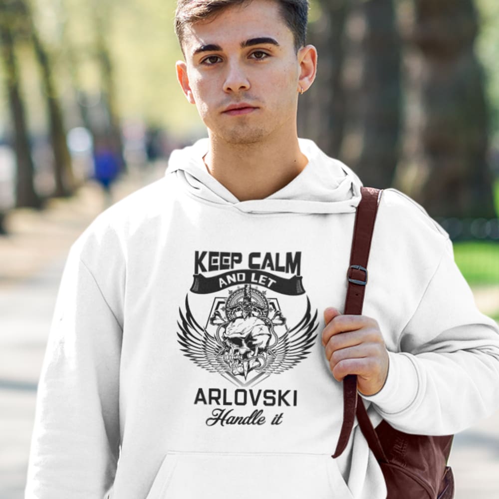 Keep Calm by Andrei Arlovski Hoodie, Black Logo