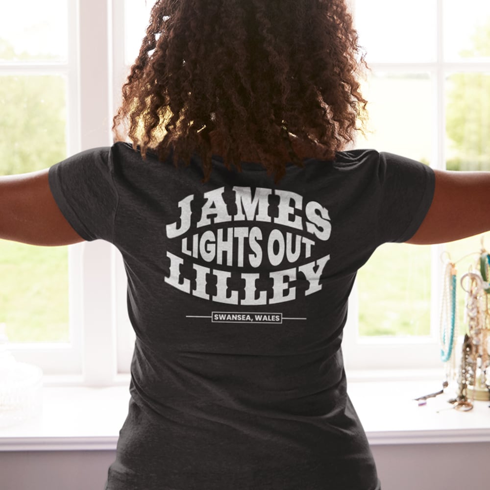 James Lilley-Swansea Wales Unisex T-Shirt, White Logo