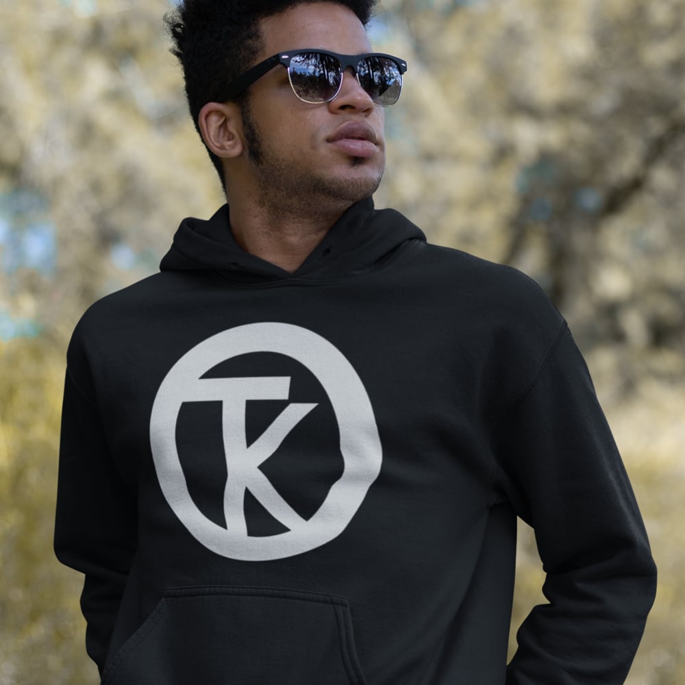 Tristan Overig Hoodie, White Logo