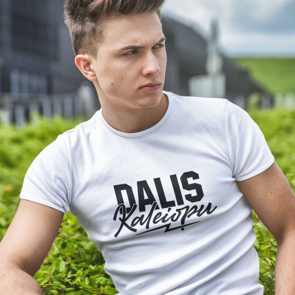 Dalis Kaleiopu, Men's T-Shirt, Black Logo