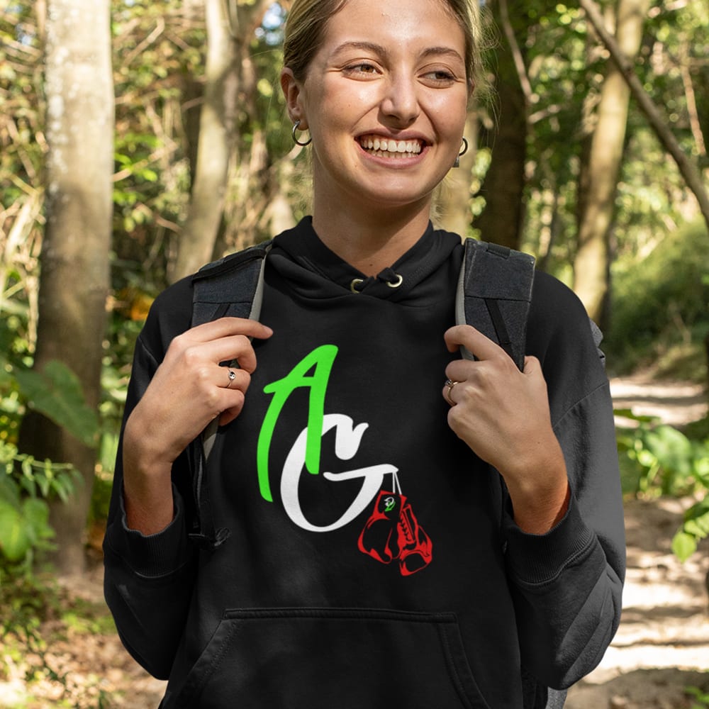  Amanda Galle Women's Hoodie, Neon White Logo