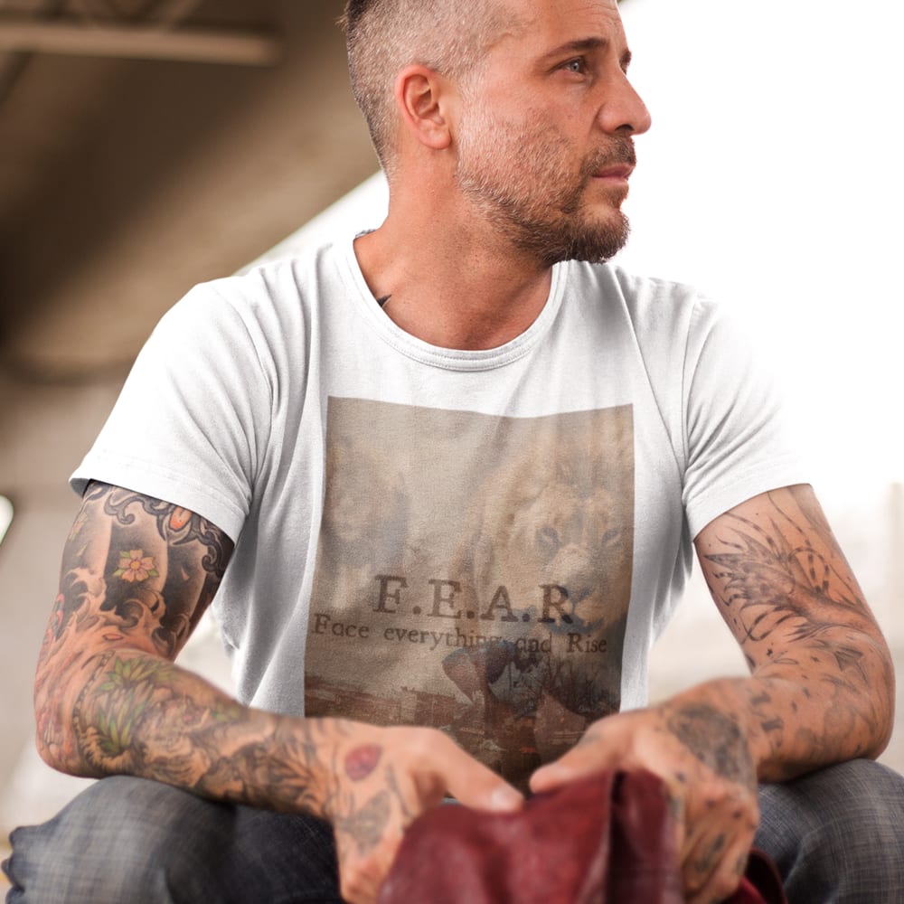  F.E.A.R by Jahsim Mathurin Men's T-Shirt, Dark Print