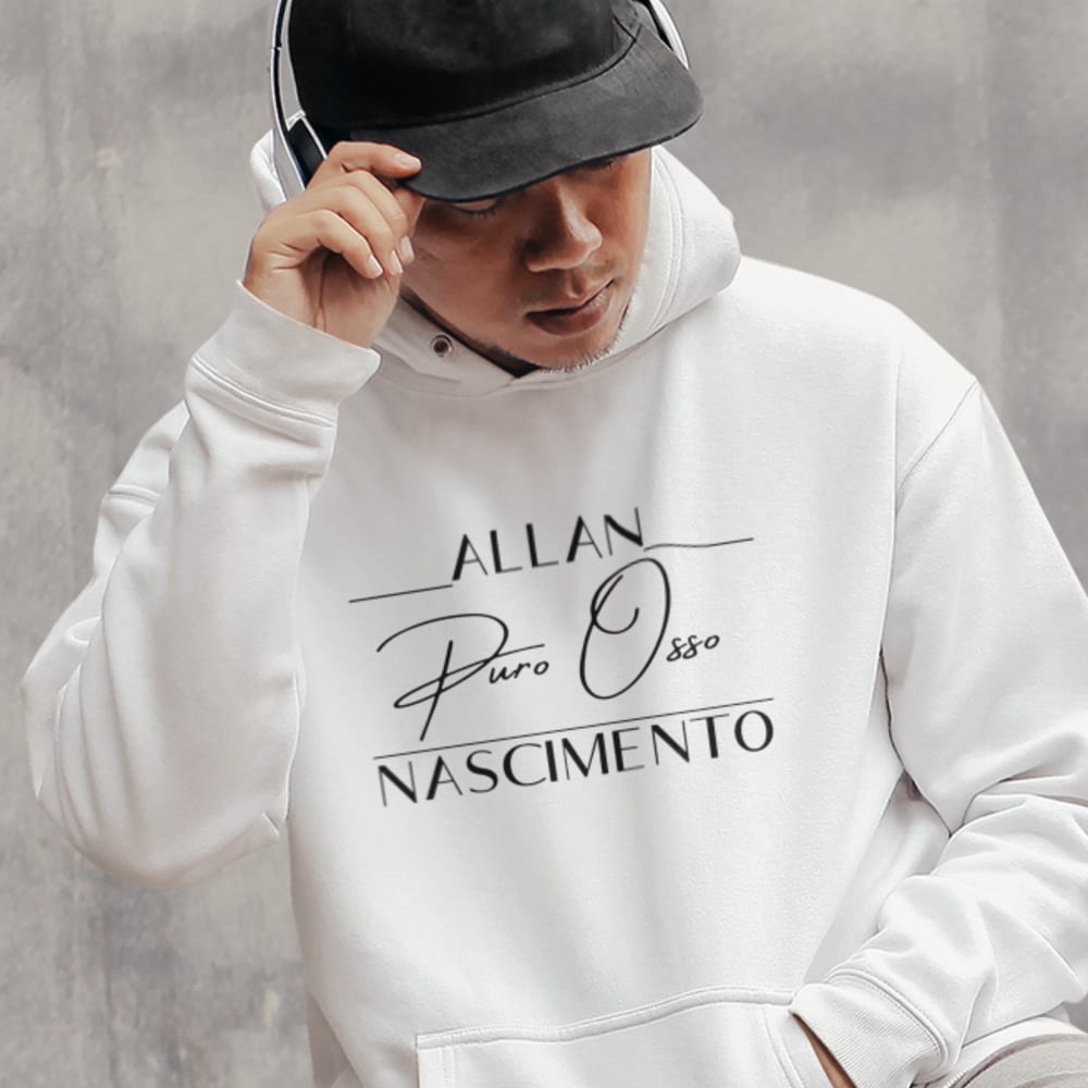 Allan “Puro Osso” Nascito Hoodie, Black Log