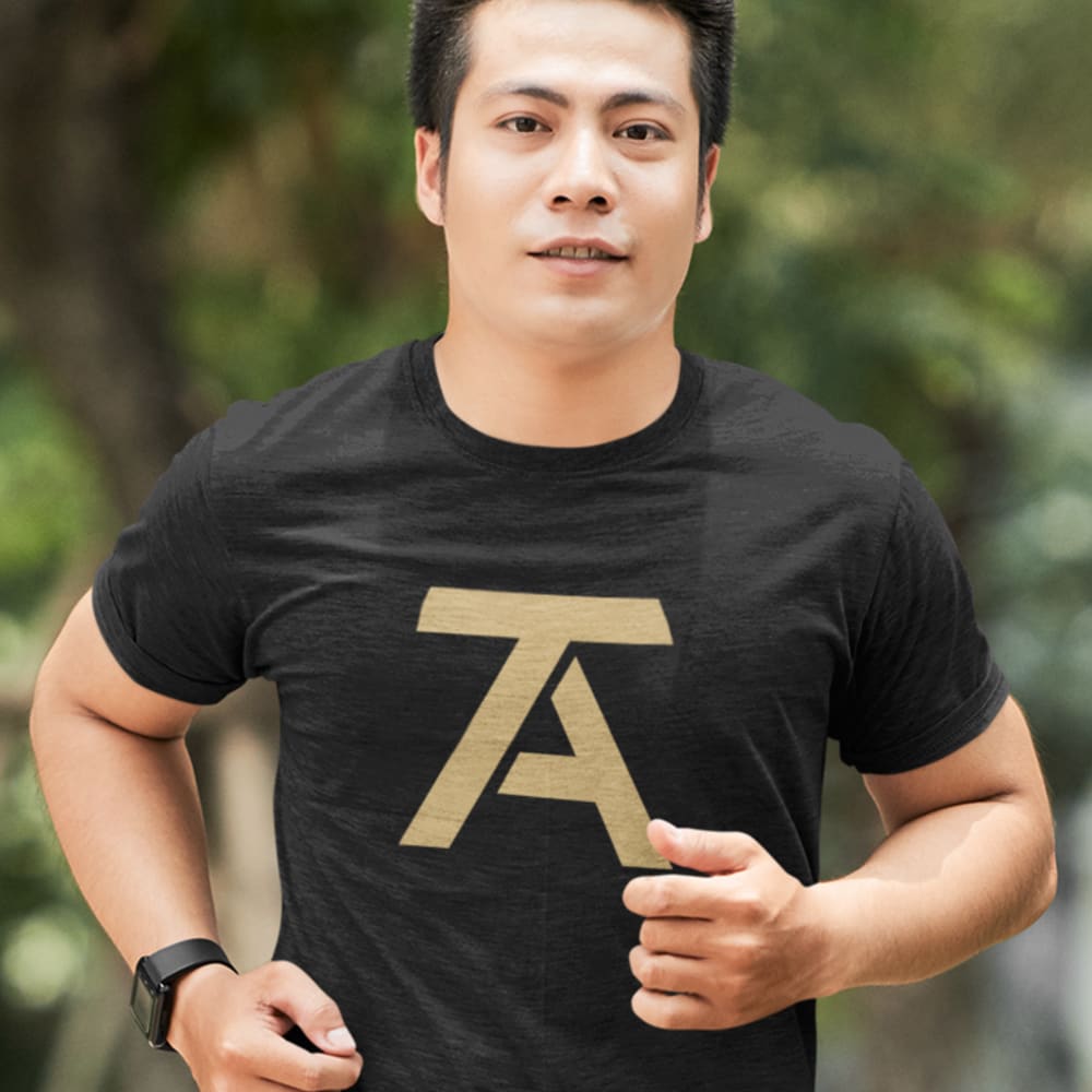 Troy Anderson Jr. Men's T-Shirt, Gold Logo