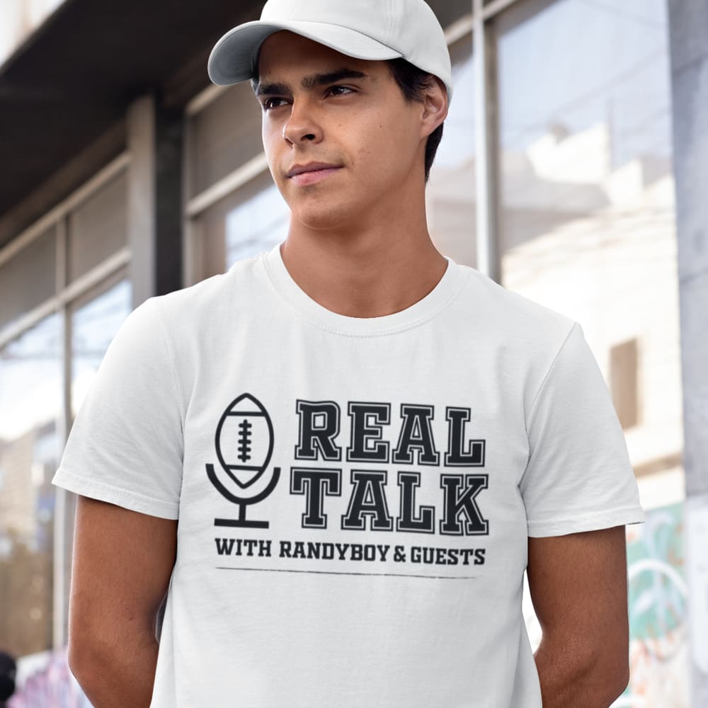 Real Talk with Randyboy & Guests Unisex T-Shirt, Black Logo