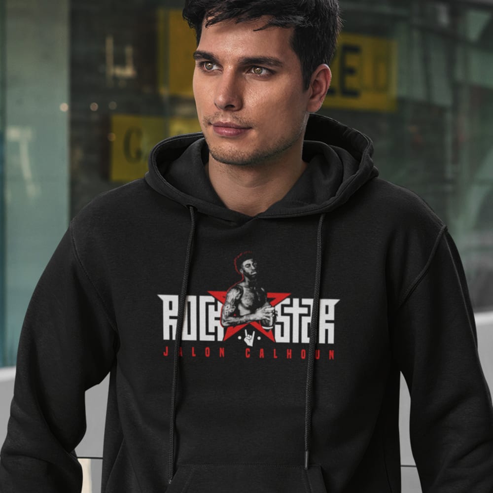 Rock Star Jalon Calhoun Hoodie, White Logo