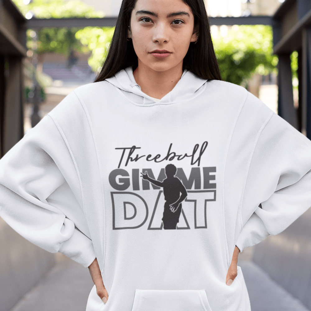 "Threeball" Noah Locke Women's Hoodie, Black Logo