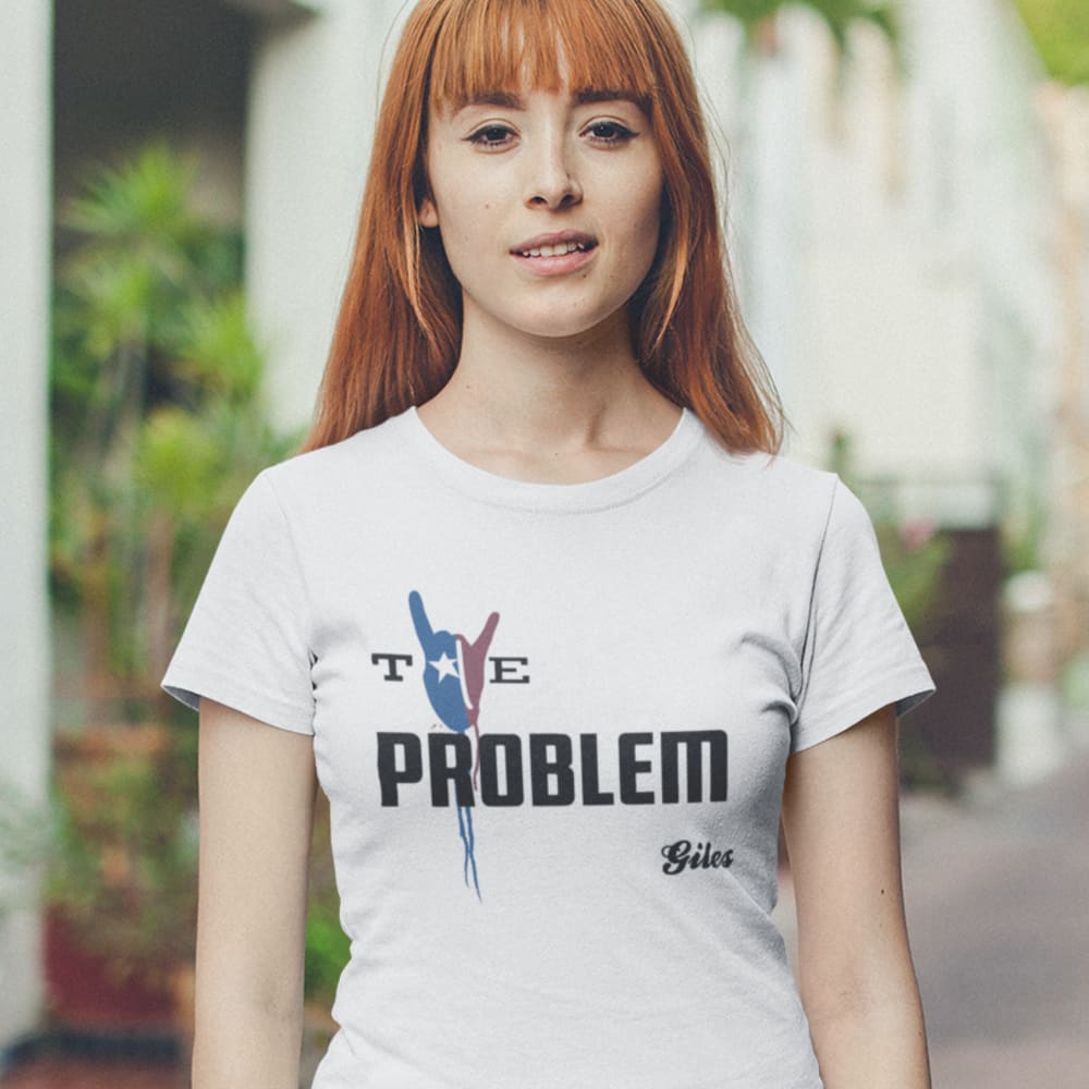 The Problem Giles by Trevin Giles, Women's T-Shirt, Black Logo