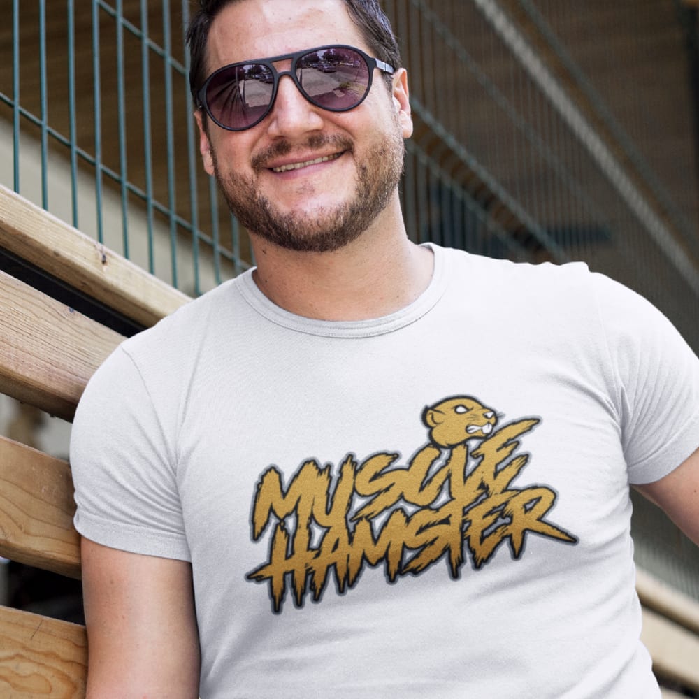 Muscle Hamster by Josiah Harrell T-Shirt