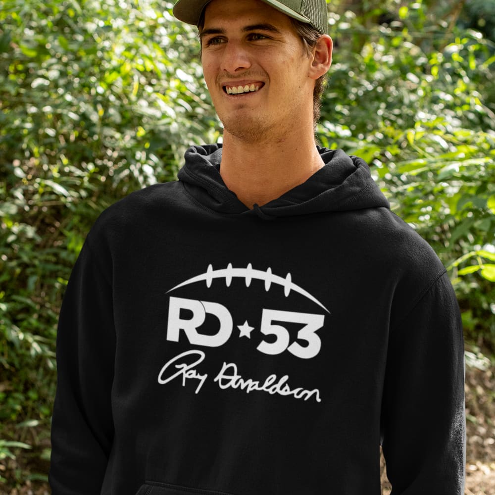 RD 53 Ray Donaldson Hoodie, White Logo