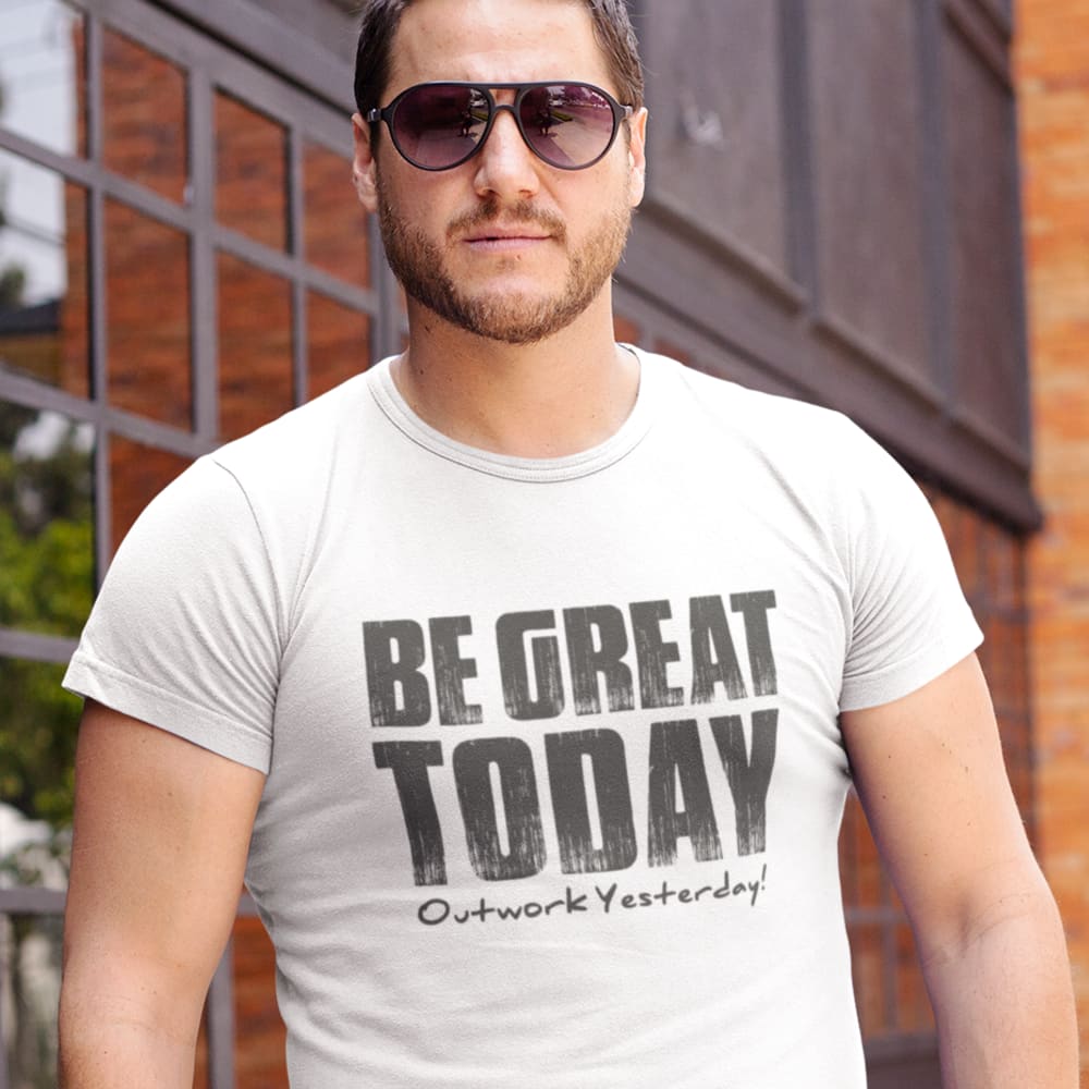 Be Great Today by Jovon Johnson Unisex T-Shirt, Black Logo