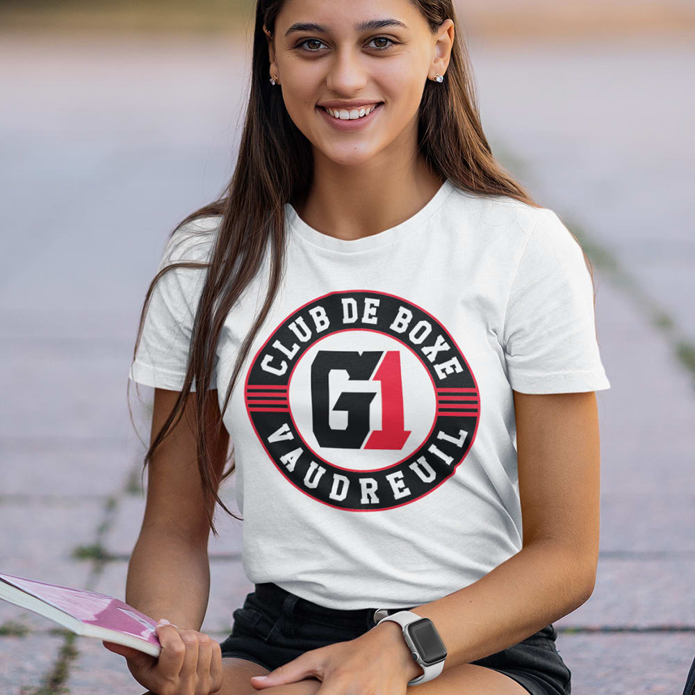 G1 Boxing Club Women's T-Shirt, Round Logo