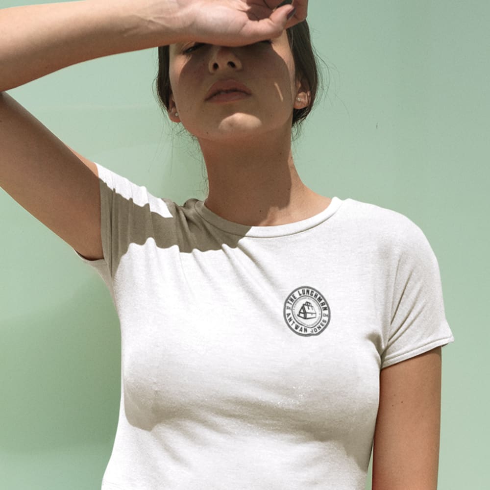 Lunchman by Antwan Jones, Women's T-Shirt, Black Mini Logo