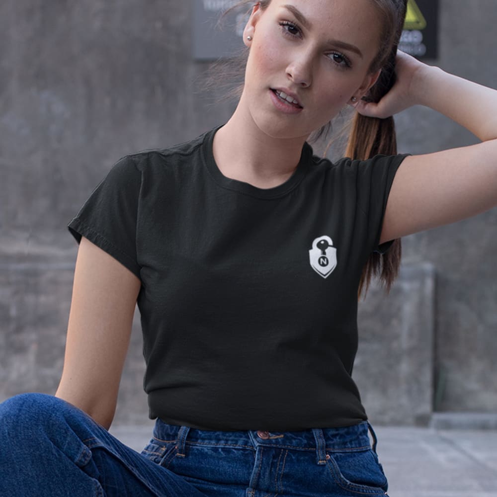  Noah Locke Women's T-Shirt, White Logo