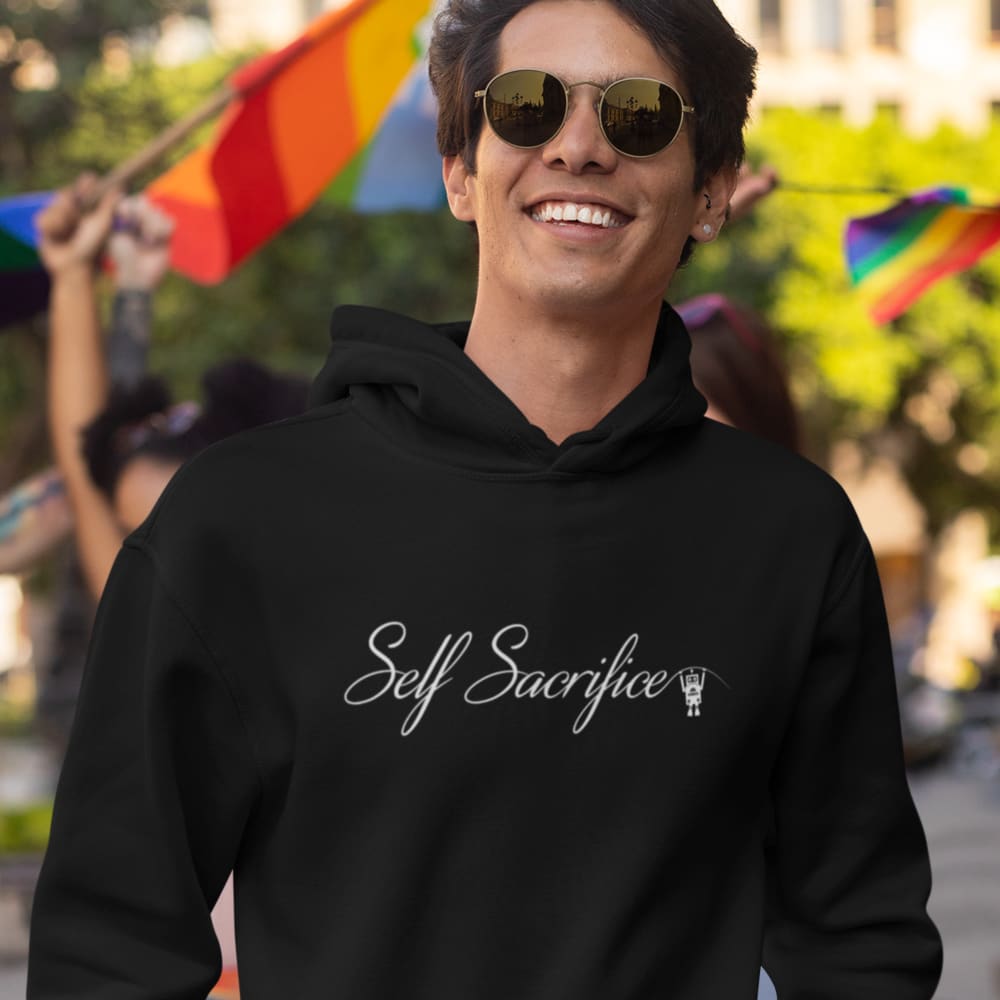 Self Sacrifice by Kyle Goodbee Hoodie, WhiteLogo