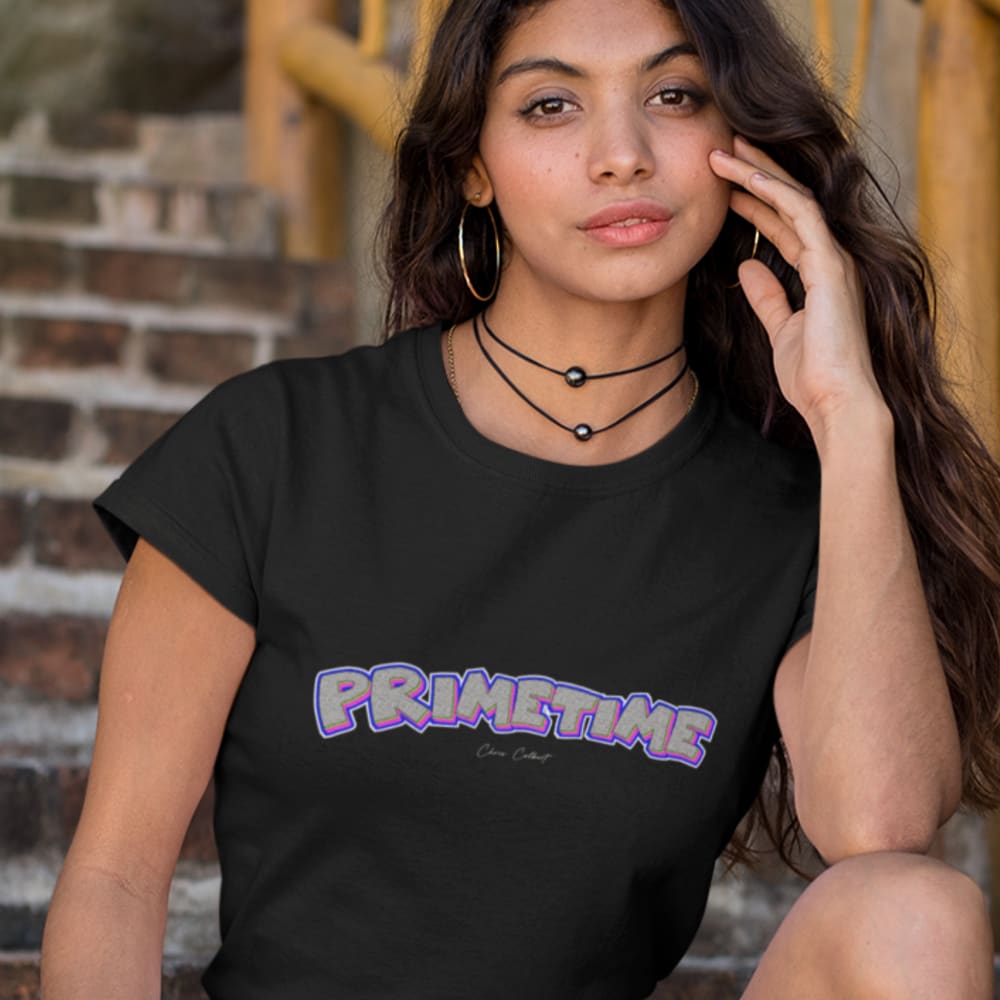Primetime Graffiti Series, Blue/Pink, a Chris Colbert Signature Edition, Women’s T-Shirt