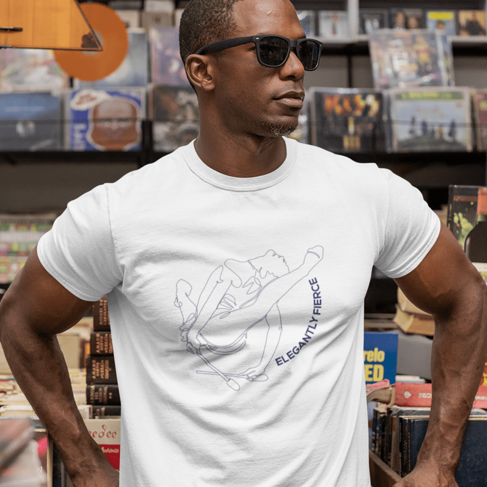 Evita Griskenas “Elegantly Fierce”  Men's T-Shirt