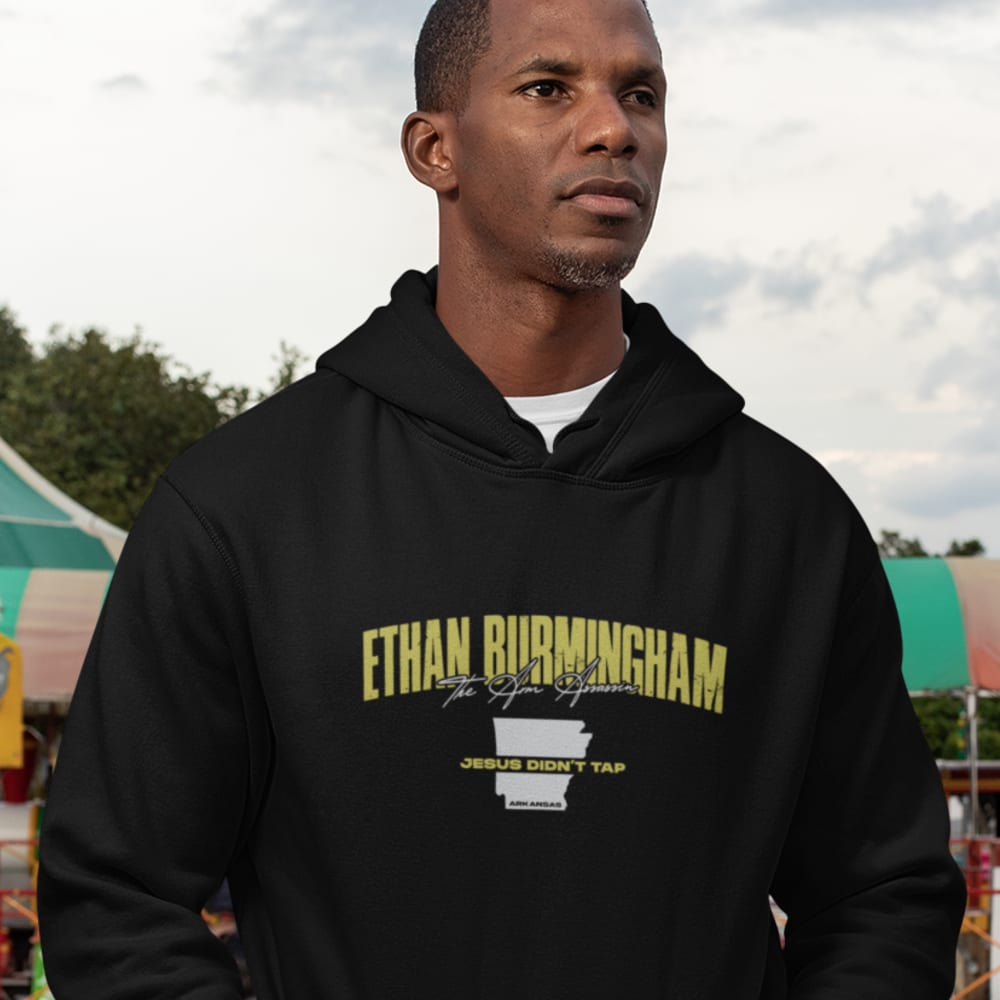 “The Arm Assassin” Arkansas by Ethan Burmingham Hoodie, Light Logo