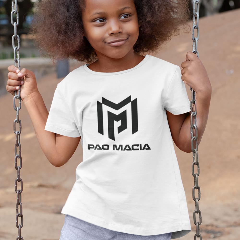 Pao Macia Youth T-Shirt, Black Logo