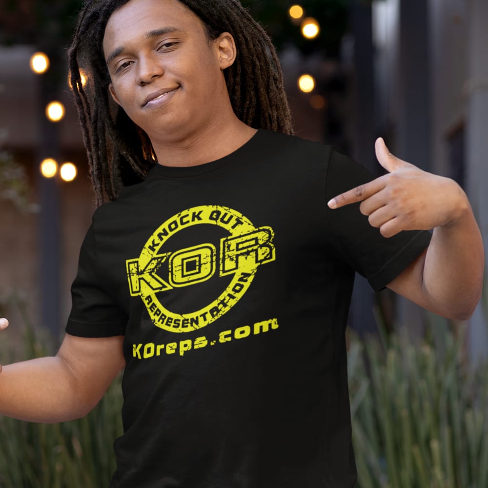 Knock Out KOR by KOreps T-Shirt, Yellow Logo
