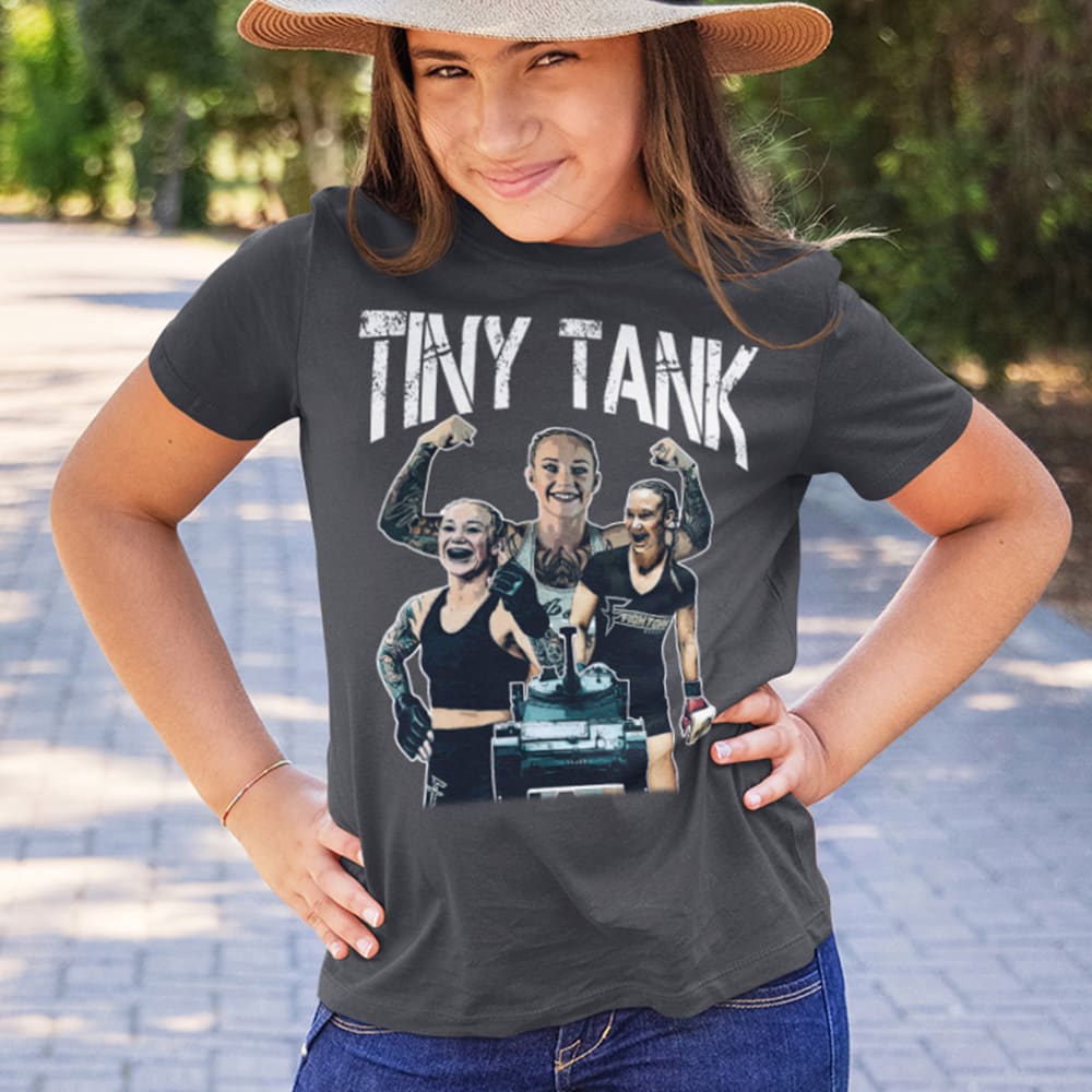 Tiny Tank by Chelsea Conner Youth T-Shirt, Light Logo