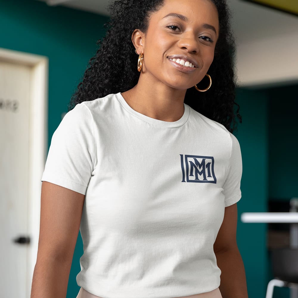 Miguel Mitchell by MAWI Tee , Dark Blue Logo