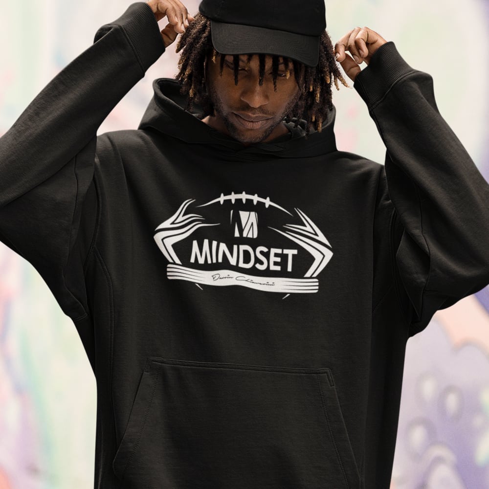 MINDSET by Darrin Chiaverini Hoodie, White Logo
