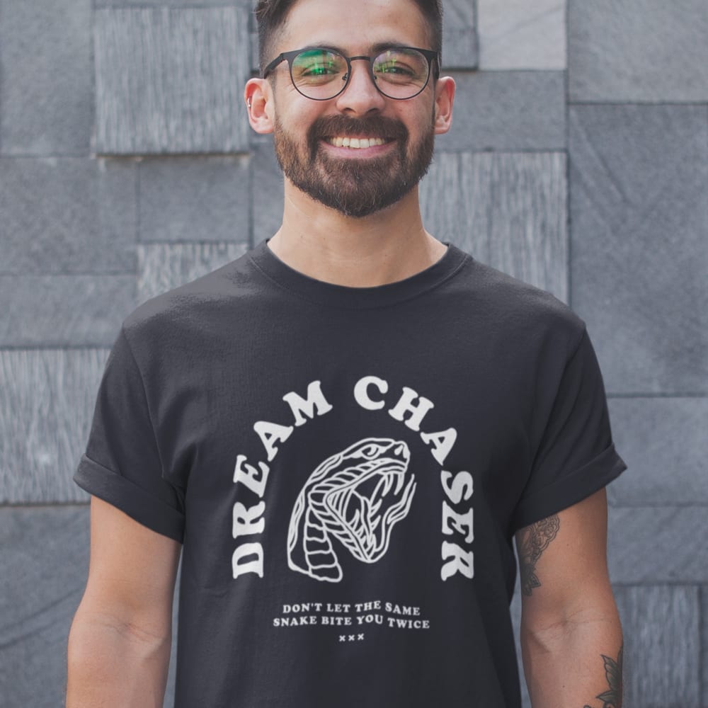 Dream Chaser by Jerome Black, Men's T-Shirt, Light Logo