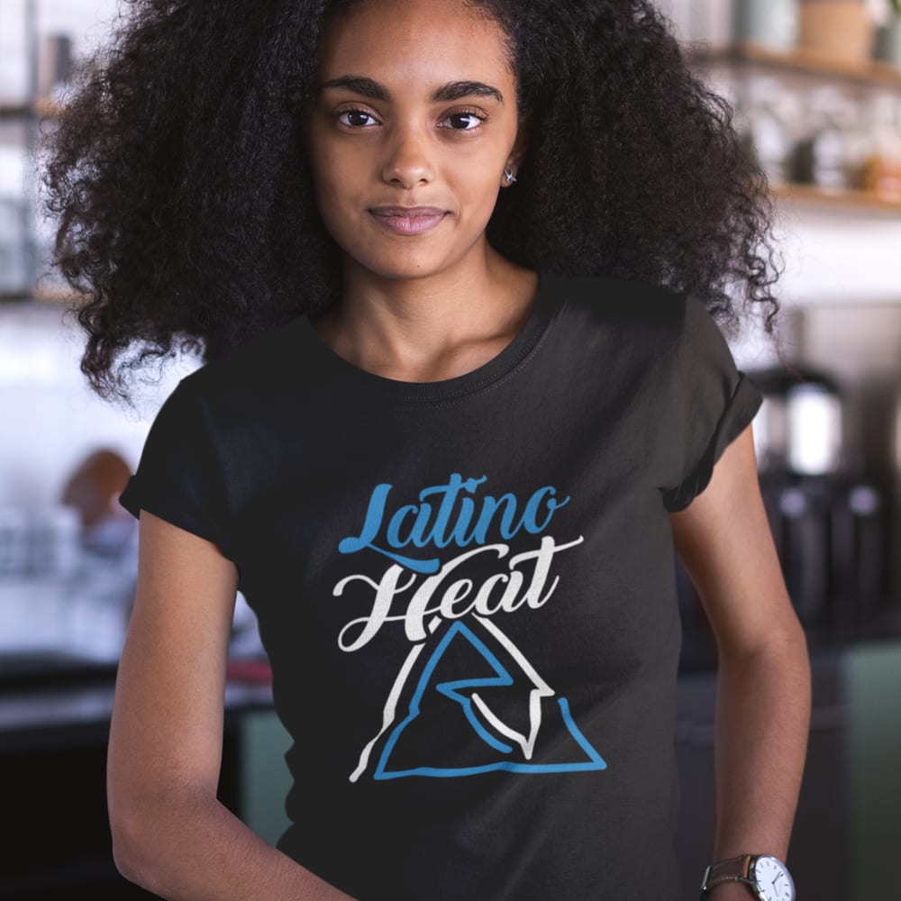 Latino Heat by Rodolfo Velasquez Women's T-Shirt, Light Logo