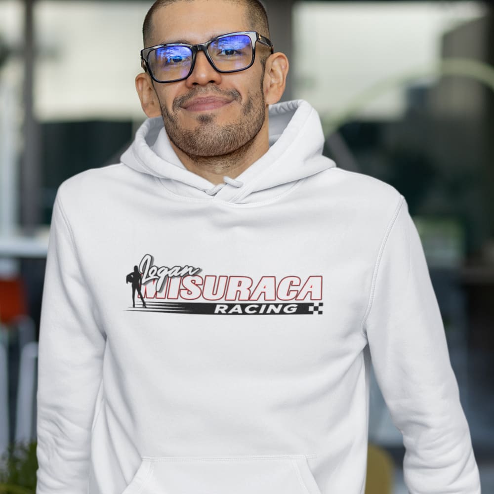 LIMITED EDITION Logan Misuraca Racing Hoodie, Black Logo