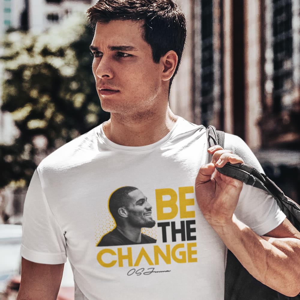 Be The CHANGE by Orlando Sanders T-Shirt, Black Logo