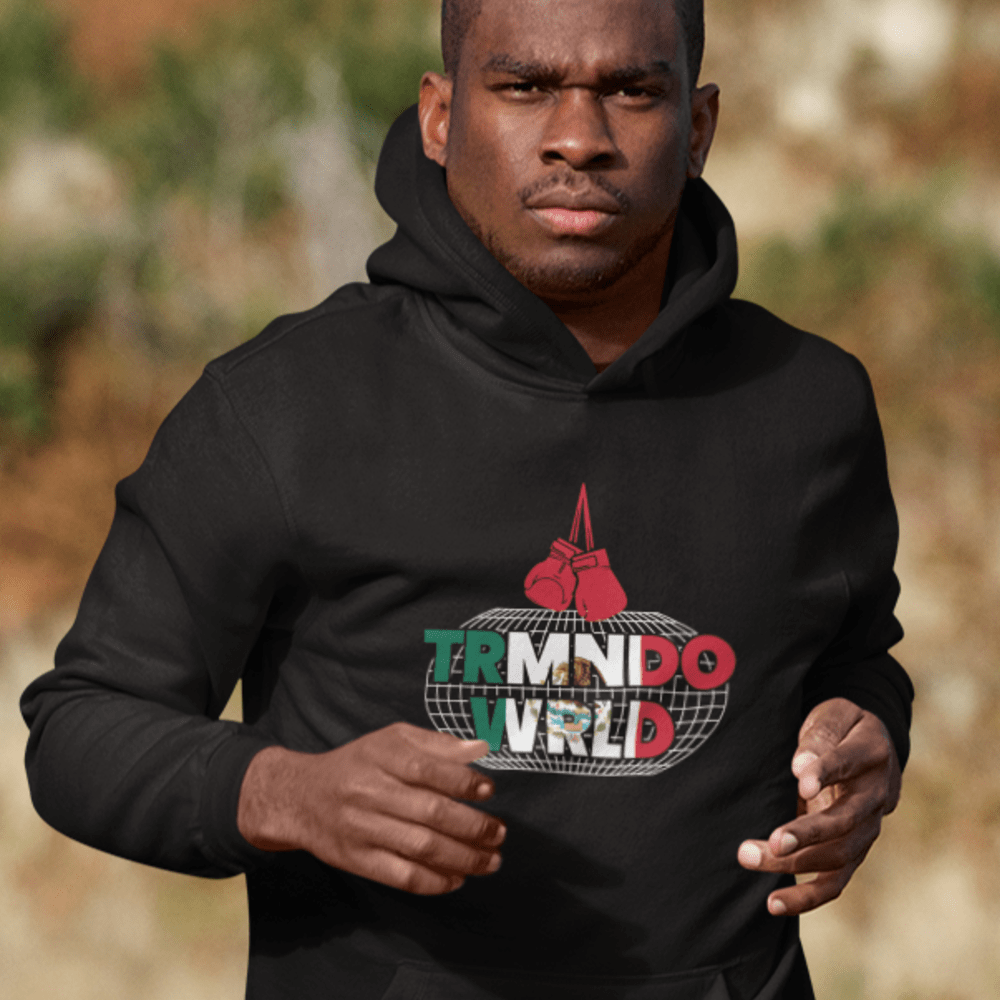 TRMNDO WRLD by Kendo Castaneda Hoodie, Light Logo