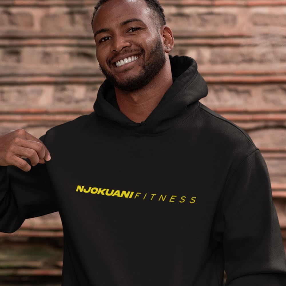 Njokuani Fitness by Anthony Njokuani Hoodie, Gold Logo