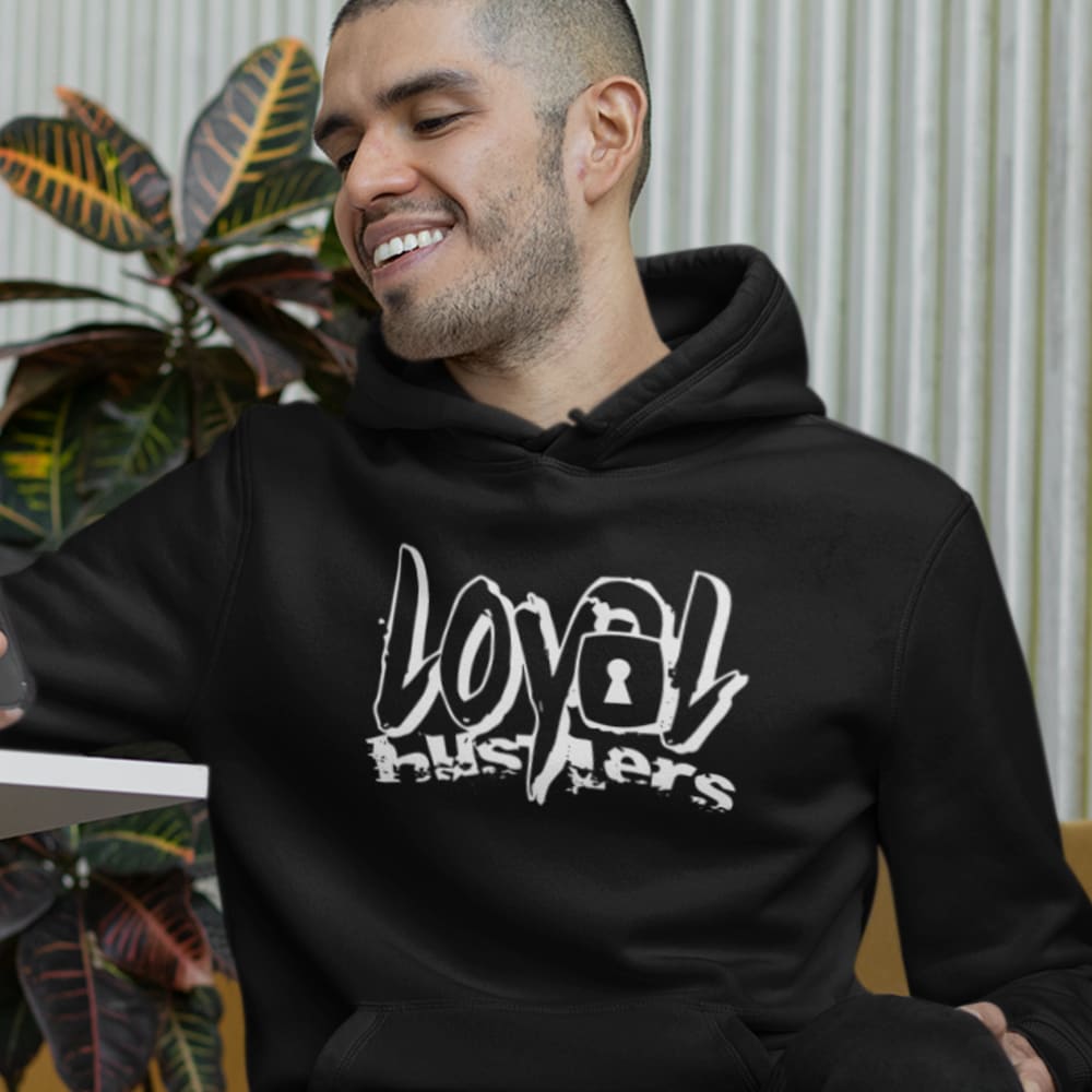 Loyal Hustlers in White Logo by Raheam Forest Hoodie