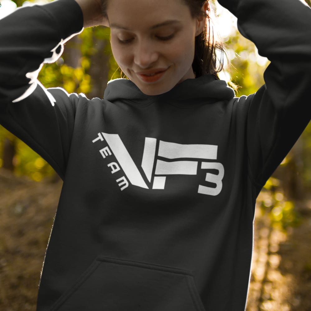 VF3 by Vernon Fox Women's Hoodie, White Logo