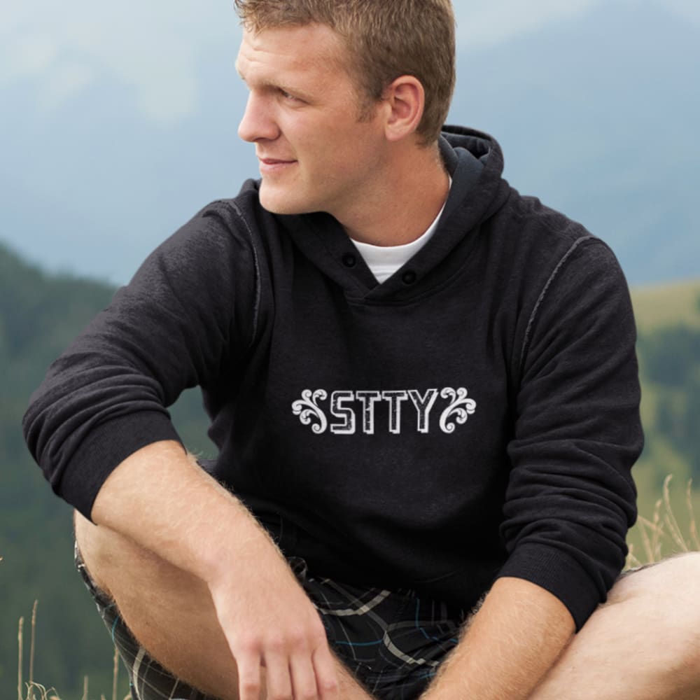 STTY V#2 by Gregory Bowie Hoodie, White Logo