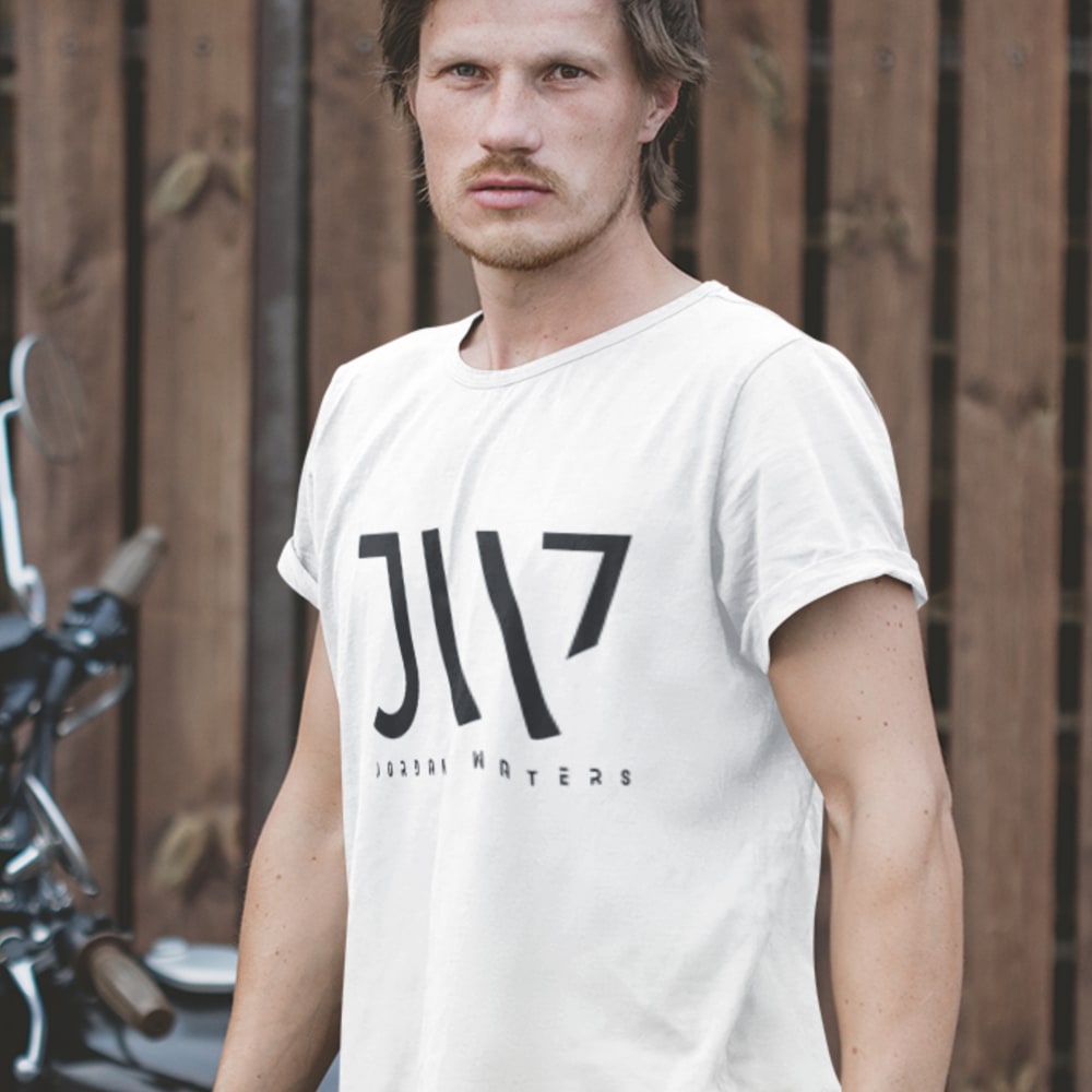 JW Jordan Waters T-Shirt, Black Logo