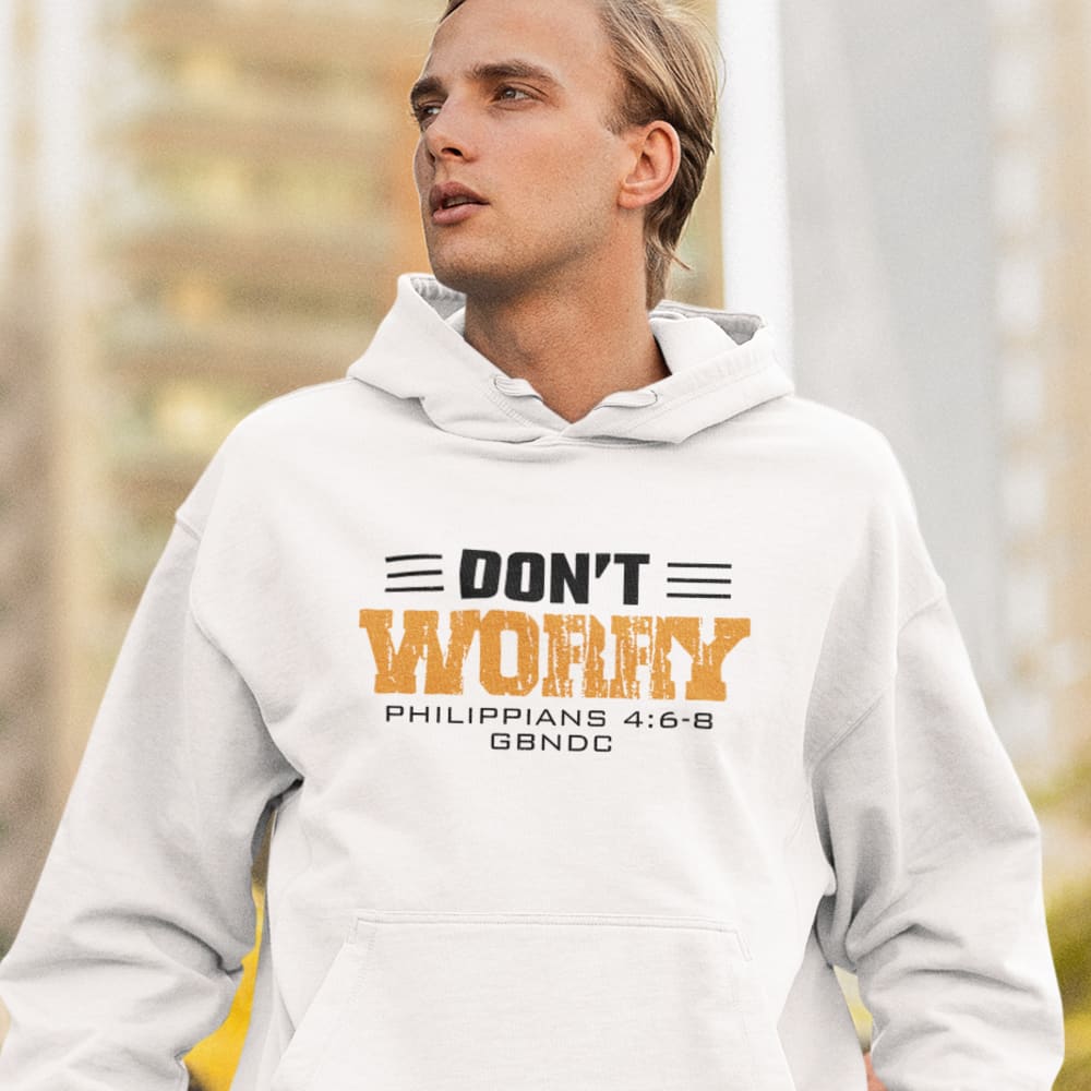 Craig Colquitt "Don't Worry" Unisex Hoodie, Black Logo