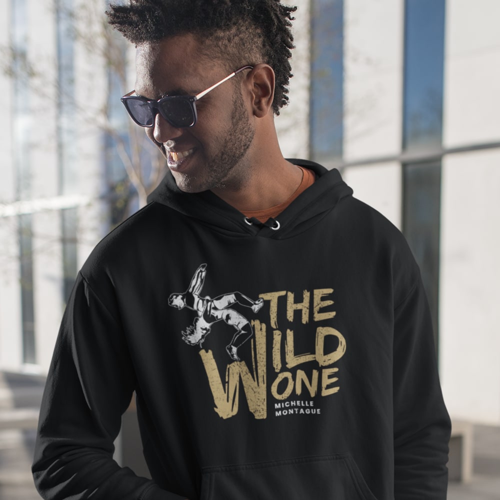 The Wild One by Michelle Montague Hoodie, White Logo