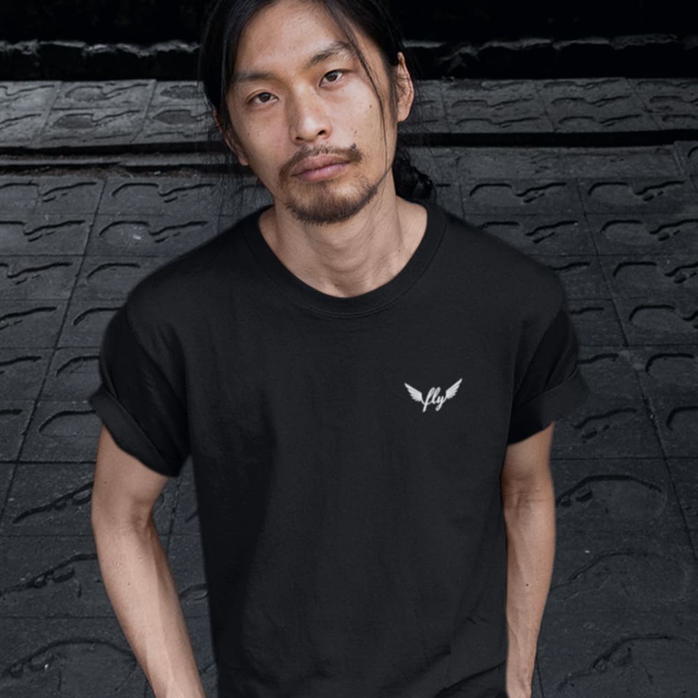 "Fly" by Anicka Newell, T-Shirt, White Logo